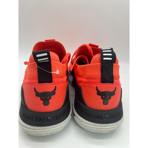 Under Armour Project Rock 4 Shoes Venom Red 3023696-602 Women's Size 10 - Picture 10 of 16